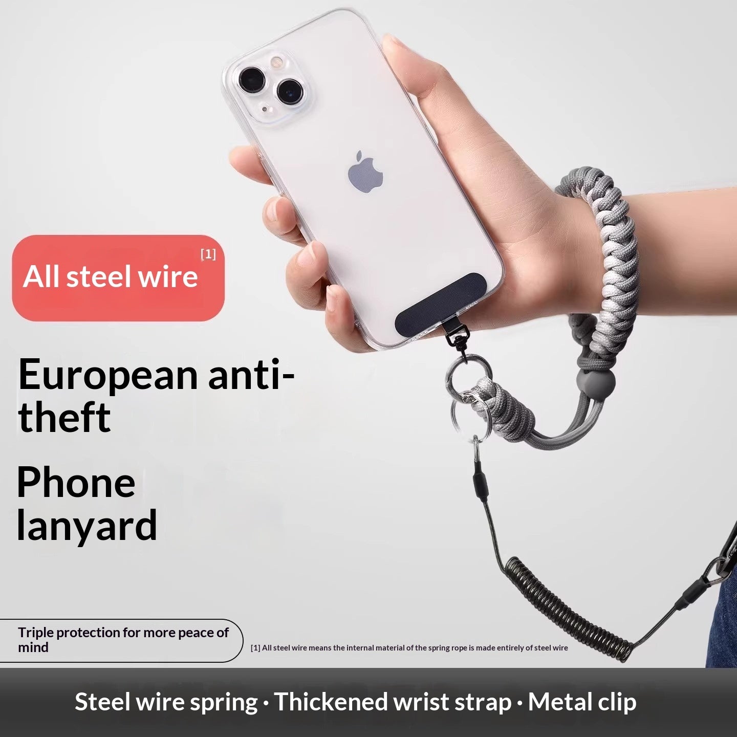 Anti-theft Adjustable Wrist Lanyard